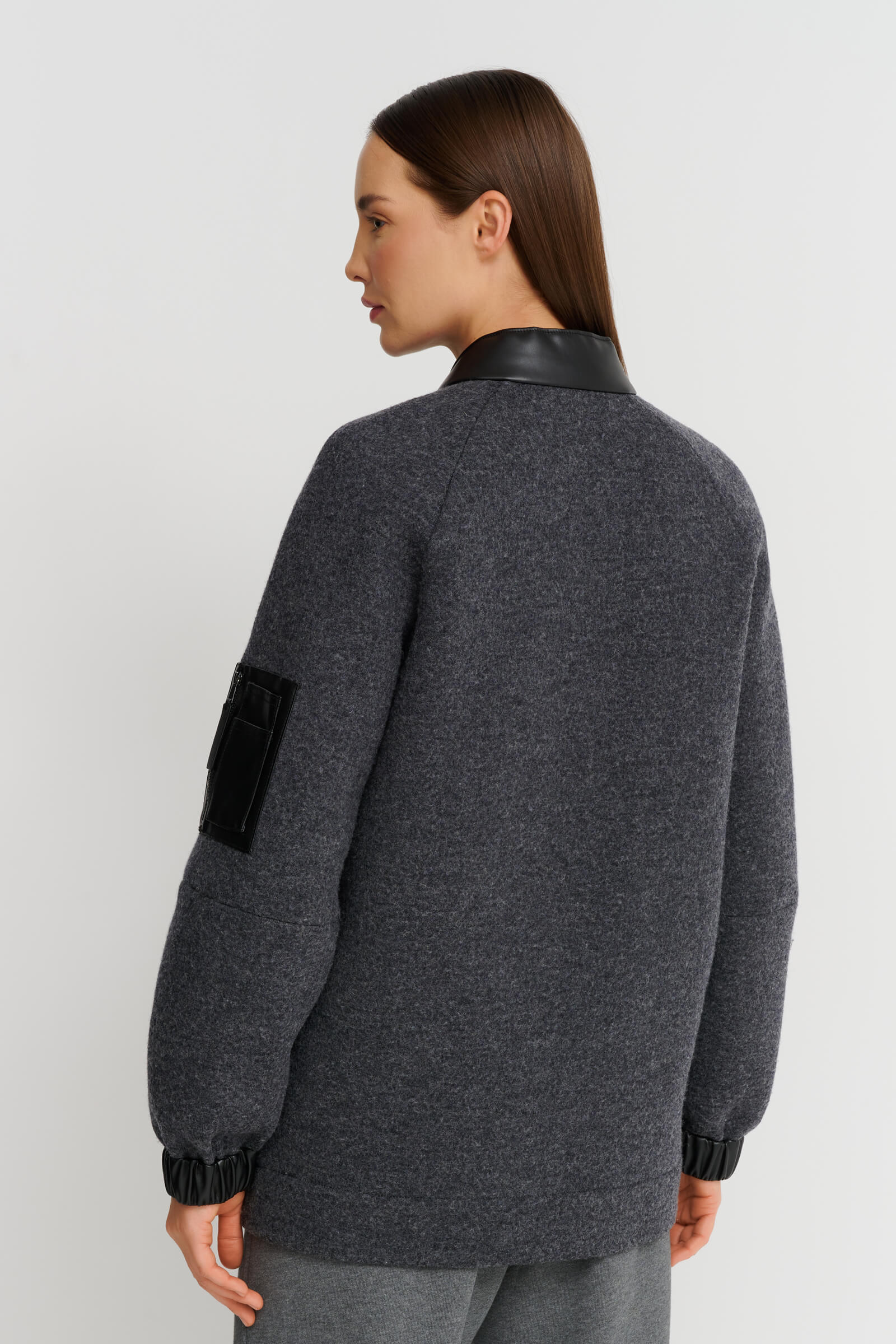 Шерстяная куртка-бомбер Бренд Max Mara
