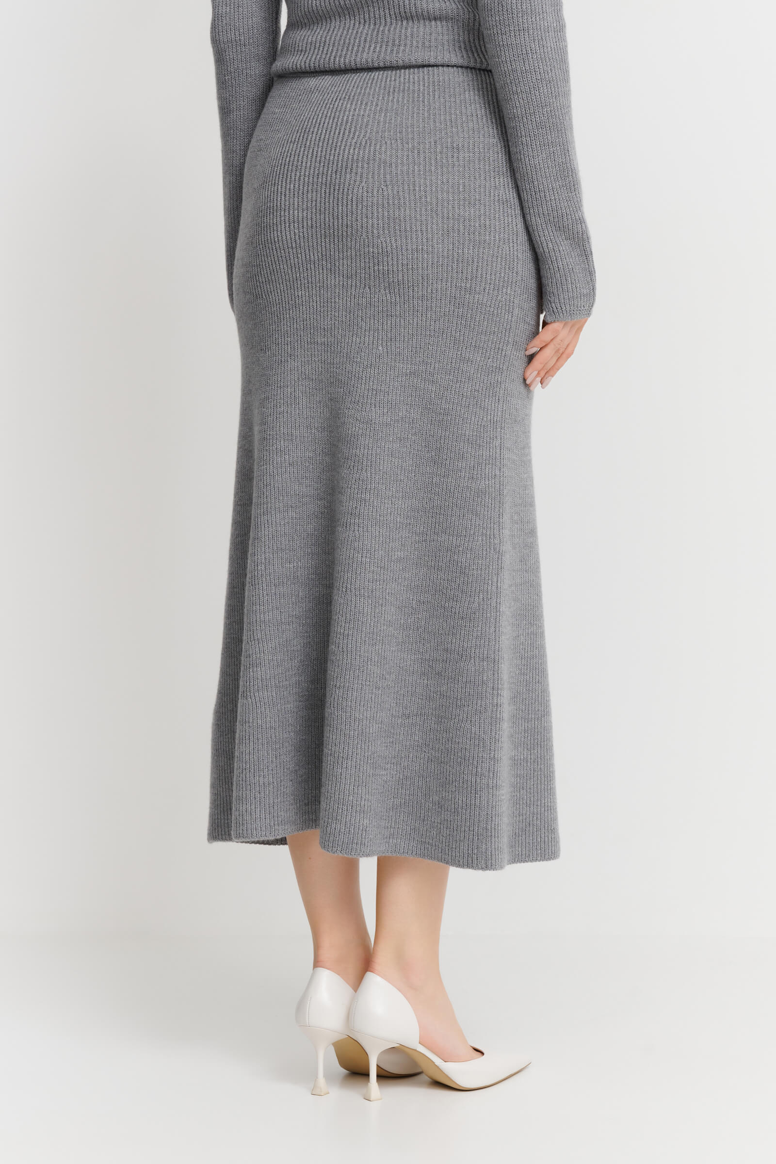 Трикотажная юбка длиной мидакси Бренд Max Mara