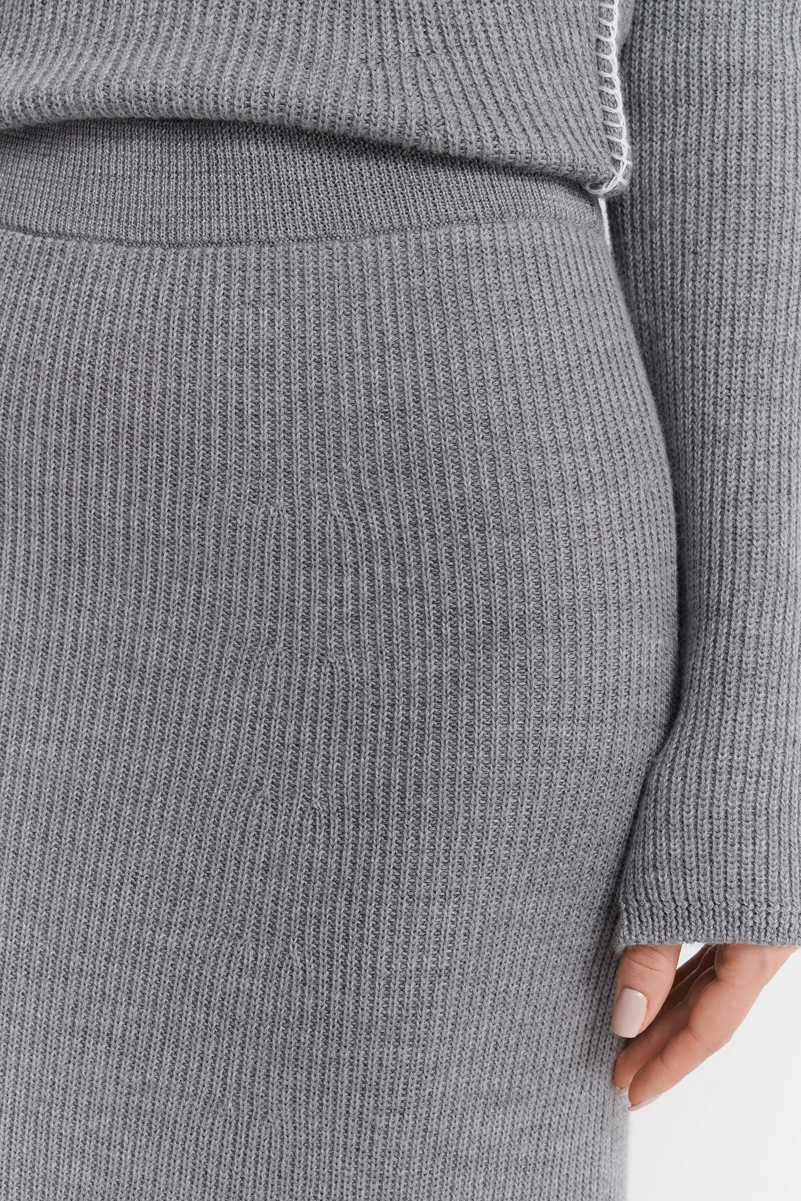 Трикотажная юбка длиной мидакси Бренд Max Mara