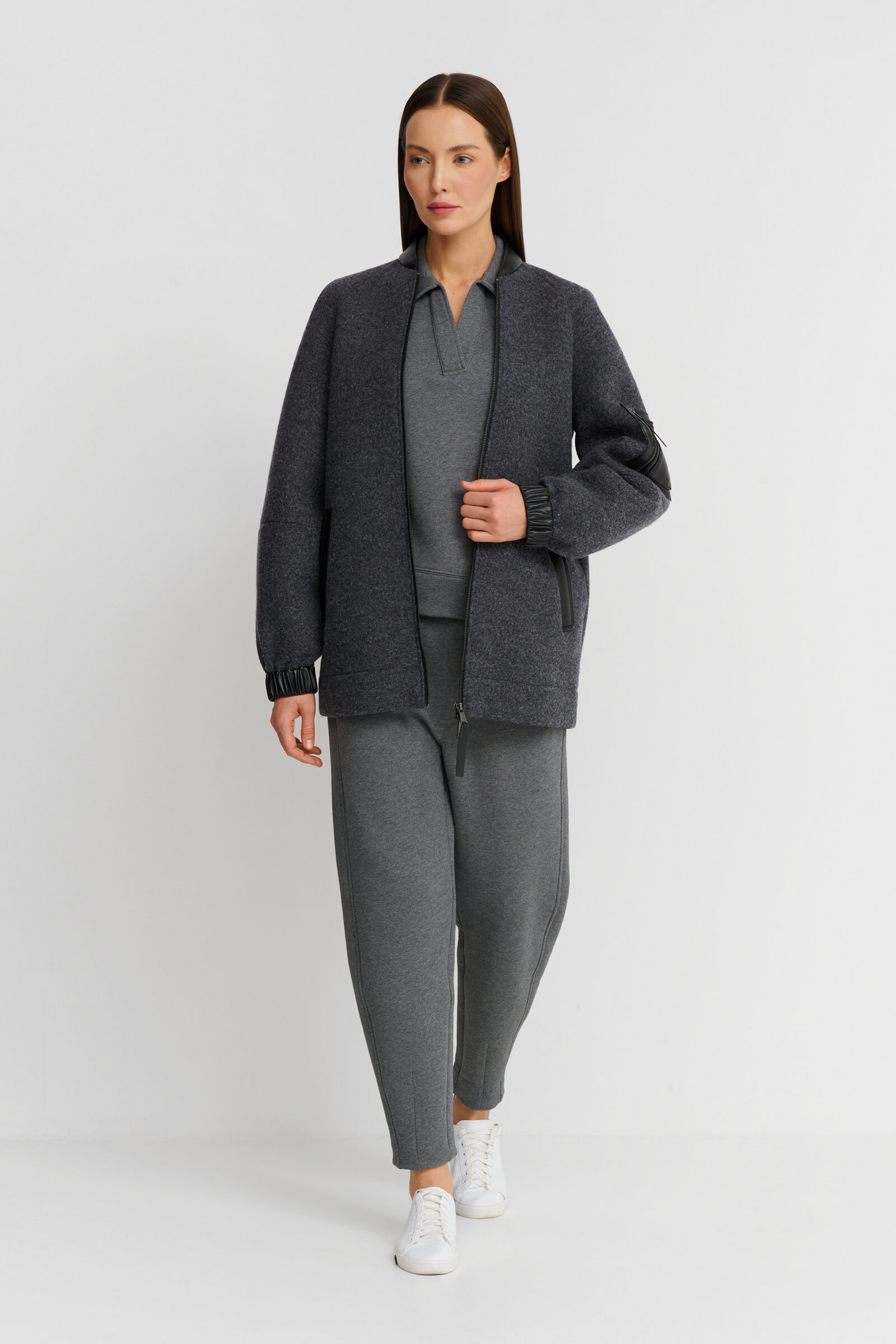 Шерстяная куртка-бомбер Бренд Max Mara