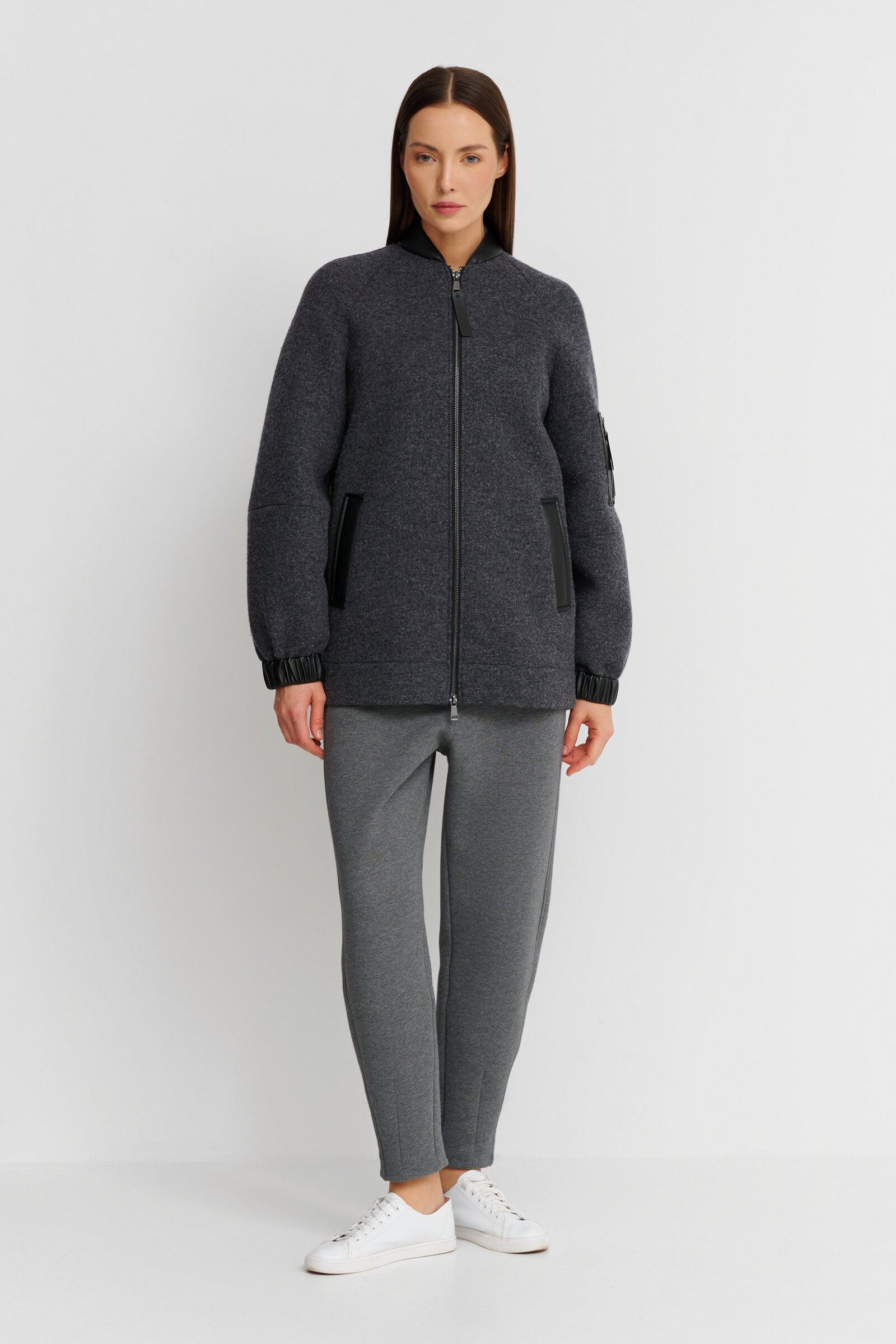 Шерстяная куртка-бомбер Бренд Max Mara