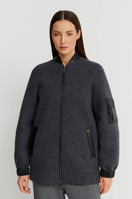 Шерстяная куртка-бомбер Бренд Max Mara
